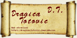 Dragica Totović vizit kartica
